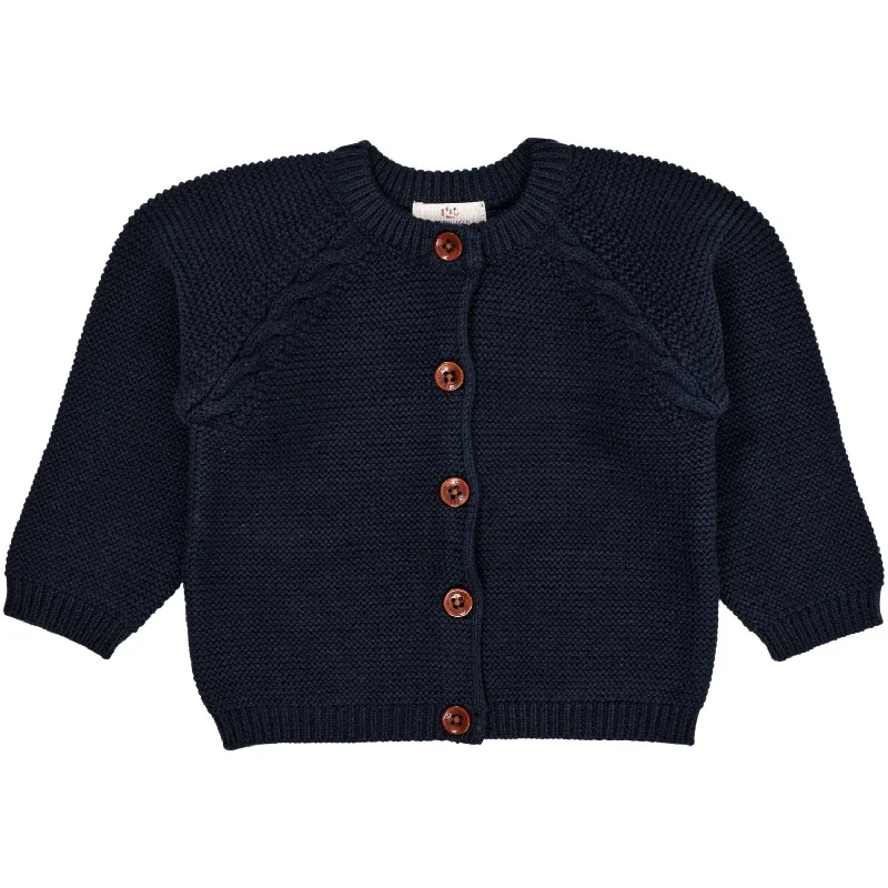 Budget cardiganCopenhagen Colors Navy Classic Baby Cotton Cable Cardigan