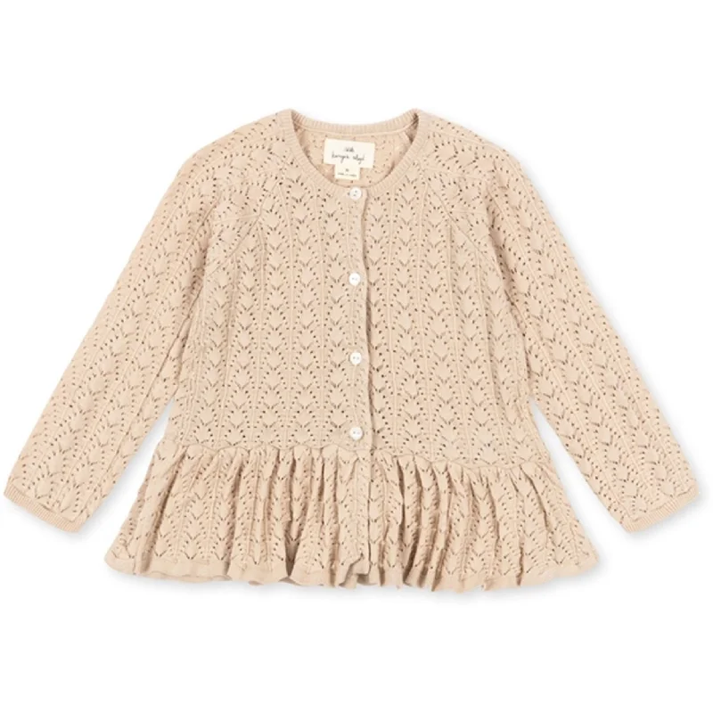 Pastel cardiganKonges Sløjd Light Rose Cypres Knit Cardigan