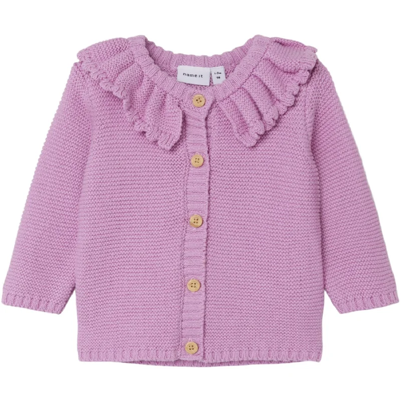 Formal cardiganName It Pastel Lavender Lianne Knit Cardigan