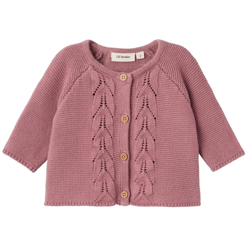 Chunky cardiganLil'Atelier Nostalgia Rose Dora Knit Cardigan