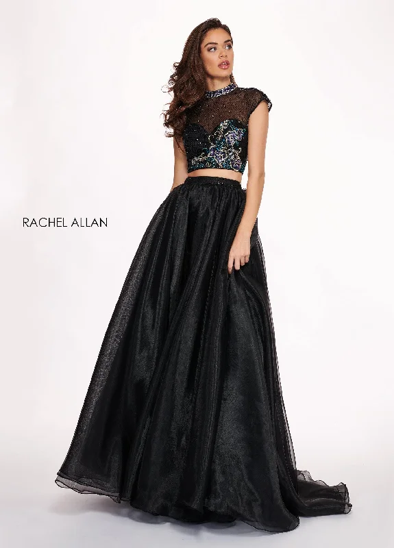 TightbootRachel Allan Two Piece Long Prom Dress 6403