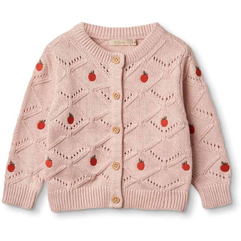 Hooded cardiganFliink Peach Whip Mela Apple Cardigan