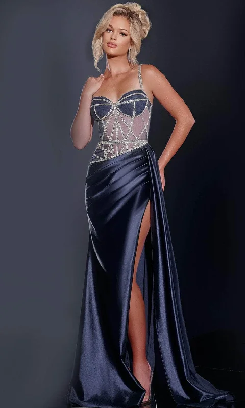 TightsportsbraJovani 40506 - Bejeweled Bodice Prom Dress