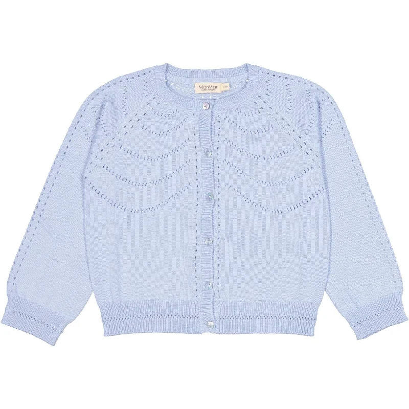 Printed cardiganMarMar Modal Mix Cloudy Blue Tilja Knit Cardigan