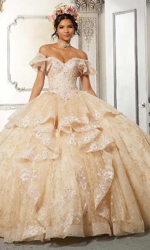 TightgrooveVizcaya by Mori Lee 34051 - Sweetheart Appliqued Ball Gown