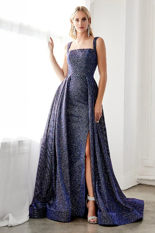 TightlyCinderella Divine J793 Prom Long Formal Glitter Metallic Ball Gown