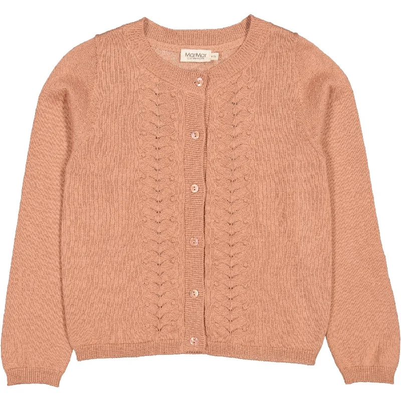 Lace cardiganMarMar Modal Mix Rose Brown Tilda Knit Cardigan