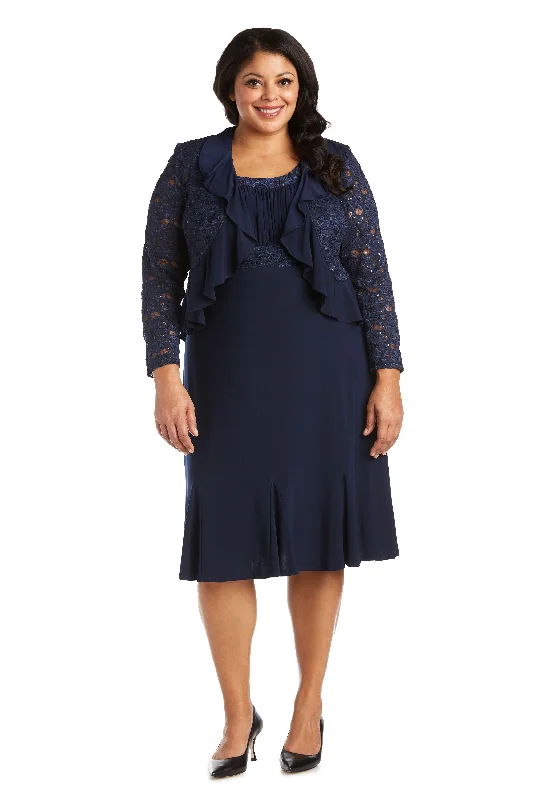 TightstrapR&M Richards 5393W Mother Of The Bride Short Dress