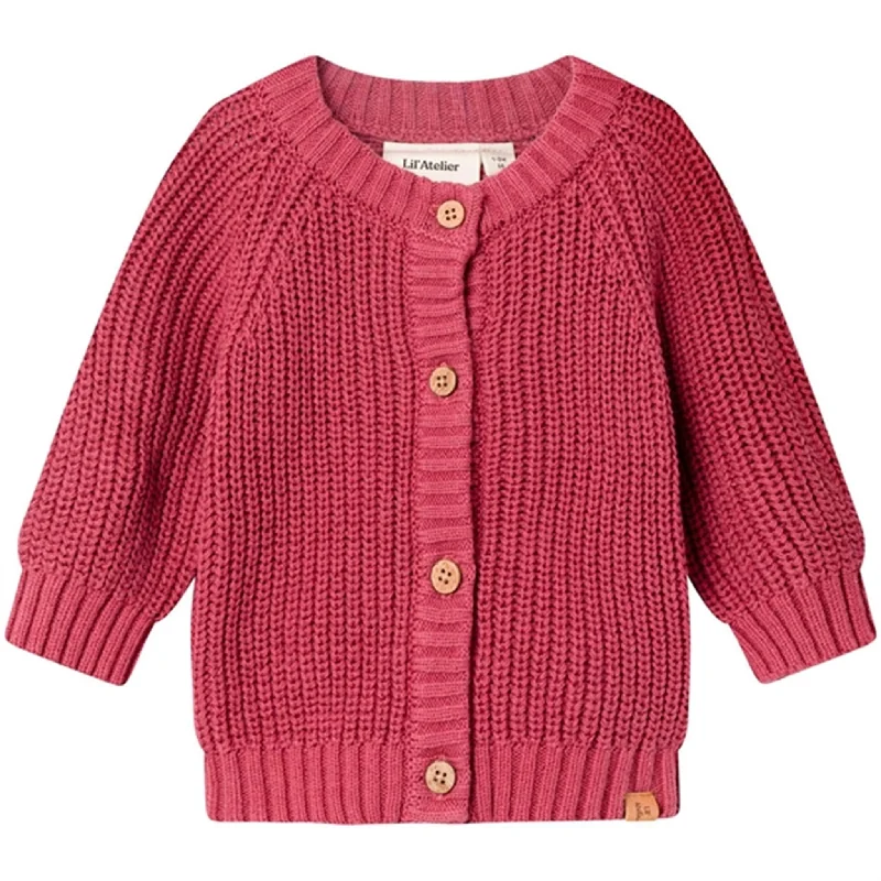 Padded cardiganLil'Atelier Dry Rose Emlen Knit Cardigan