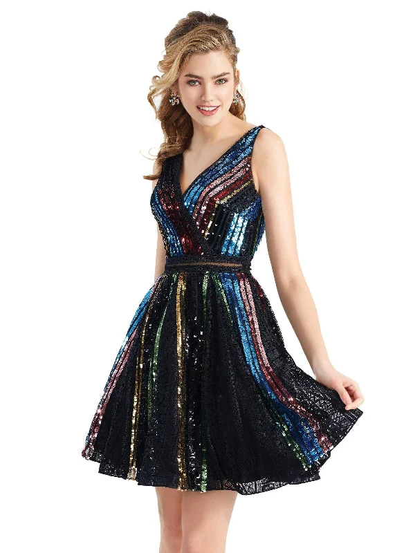 TightknitClarisse 3948 - Sequined Cocktail Dress