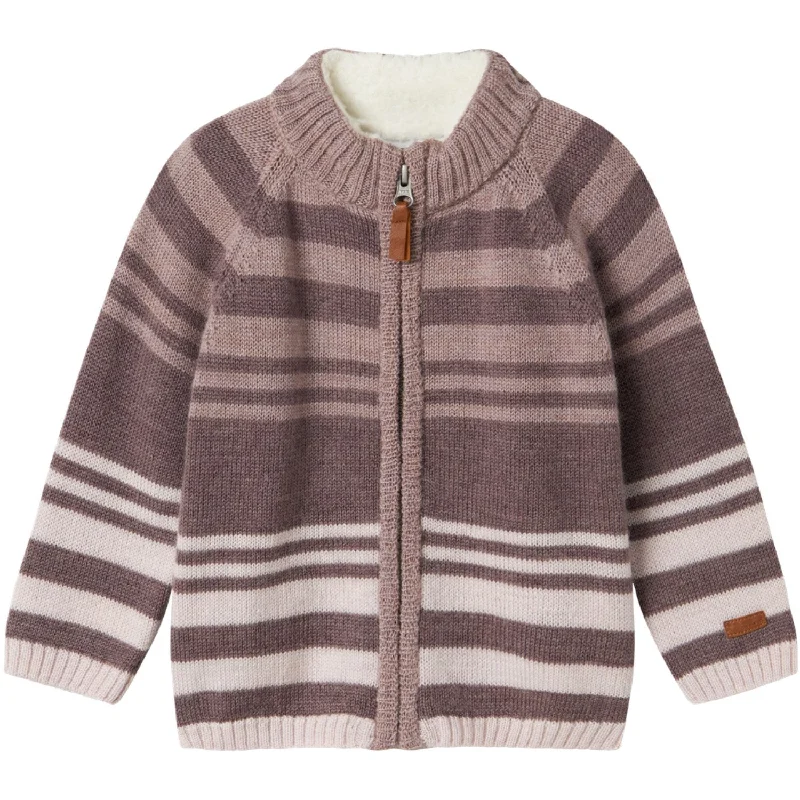 Plus-size cardiganName It Sparrow Wriss Wool Knit Cardigan