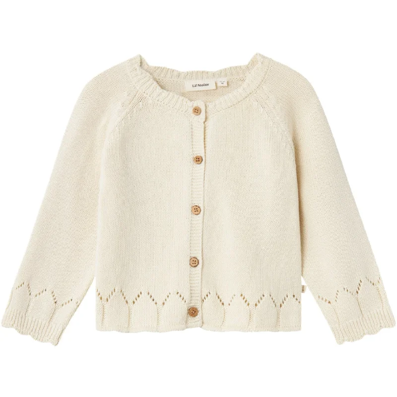 Cashmere cardiganLil'Atelier Turtledove Ramla Knit Cardigan