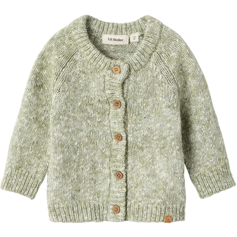 Lounge cardiganLil'Atelier Loden Green / Melange Solvej Knit Cardigan