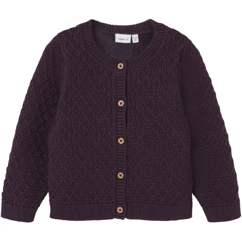 Waterproof cardiganName It Plum Perfect Lomille Knit Cardigan