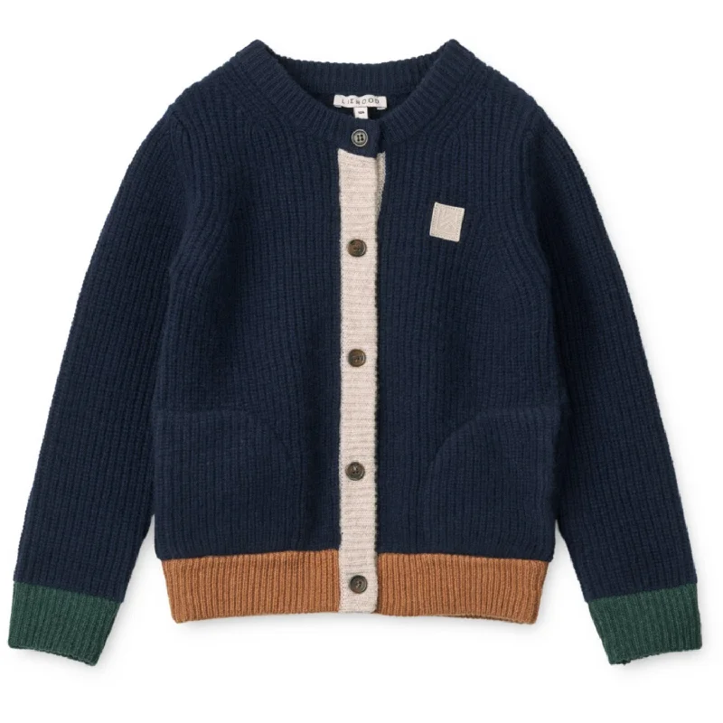 Custom cardiganLieWood Classic Navy Tiago Knit Cardigan