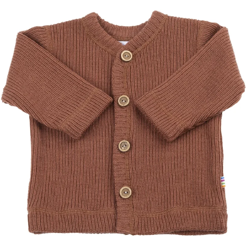 Lace cardiganJoha Wool Rust Cardigan