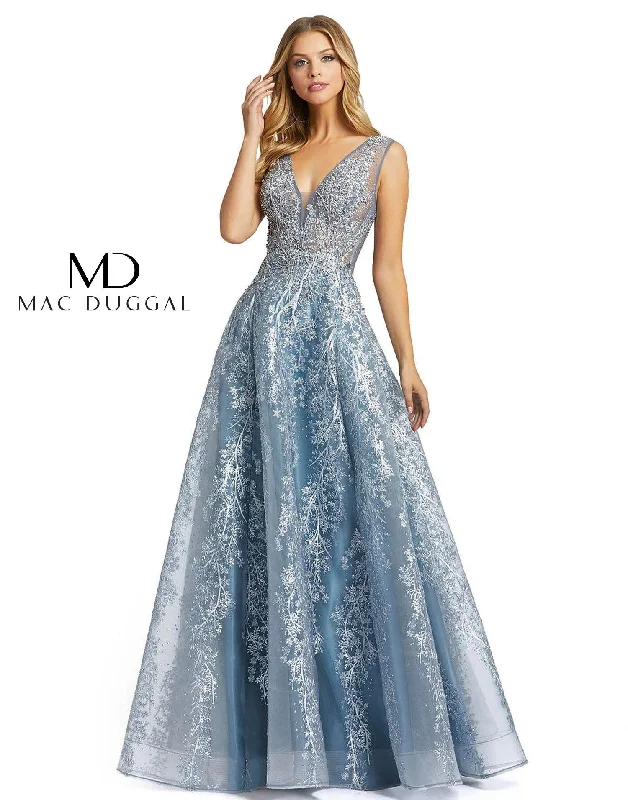 TightwaistMac Duggal 20218 Long Formal Prom Ball Gown