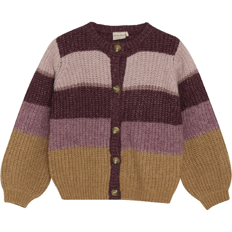 Minymo Pale Mauve Cardigan Knit