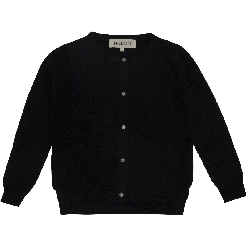 Handmade cardiganHOLMM Black Molly Cashmere Knit Cardigan