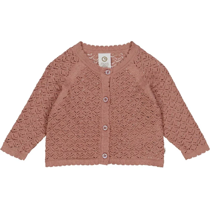 Draped cardiganMüsli Daydream Knit Scallop Cardigan