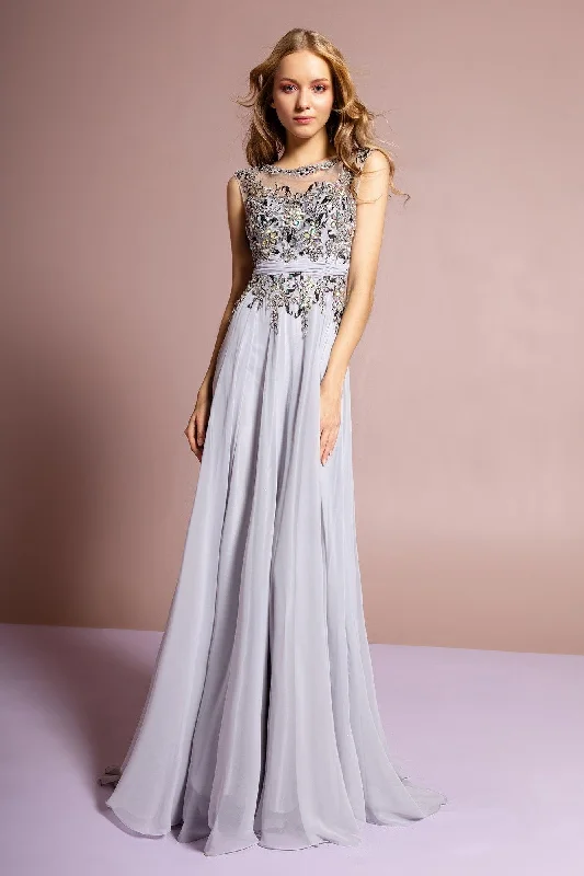 TighthugLong Formal Chiffon Dress Evening Prom Gown Sale