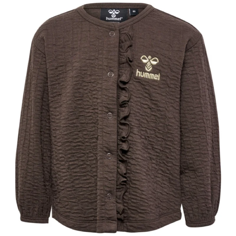 Organic cardiganHummel Chocolate Brown Issa Sweat Cardigan