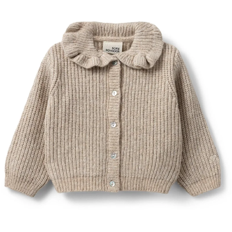 Sofie Schnoor Ecru Melange Cardigan