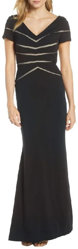 TightgameAdrianna Papell AP1E205633 Long Formal Black Evening Dress