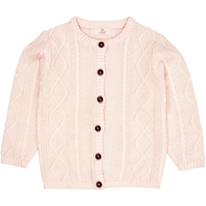 Polka dot cardiganCopenhagen Colors Soft Pink Knit Cardigan