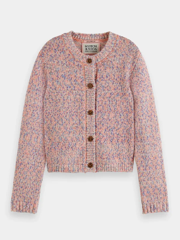 Lace cardiganKids - Multicolour melange cardigan