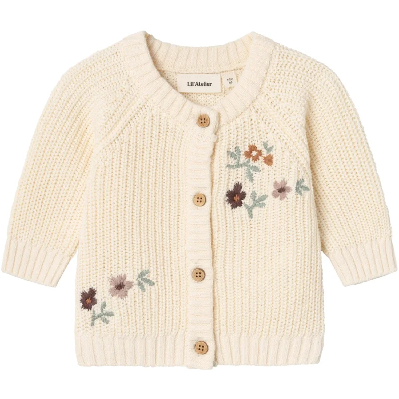 Moisture-wicking cardiganLil'Atelier Birch Emlen Knit Cardigan