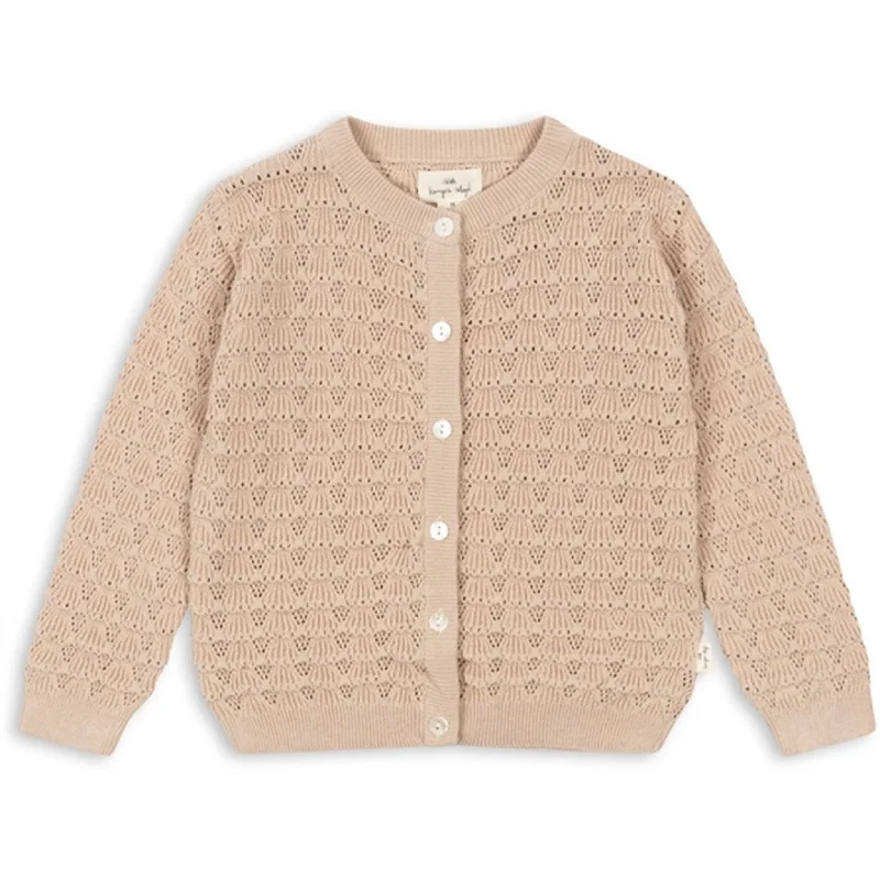 Baby cardiganKonges Sløjd Powder Puff Iris Knit Cardigan