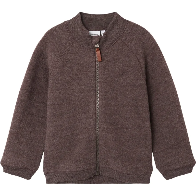 Name It Sparrow Wmino Wool Brushed Cardigan