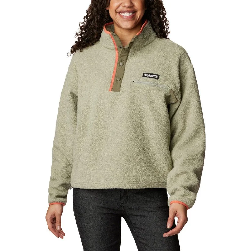 Streetwear Knit TopsColumbia Helvetia™ Cropped Half Snap Fleece Pullover - Women