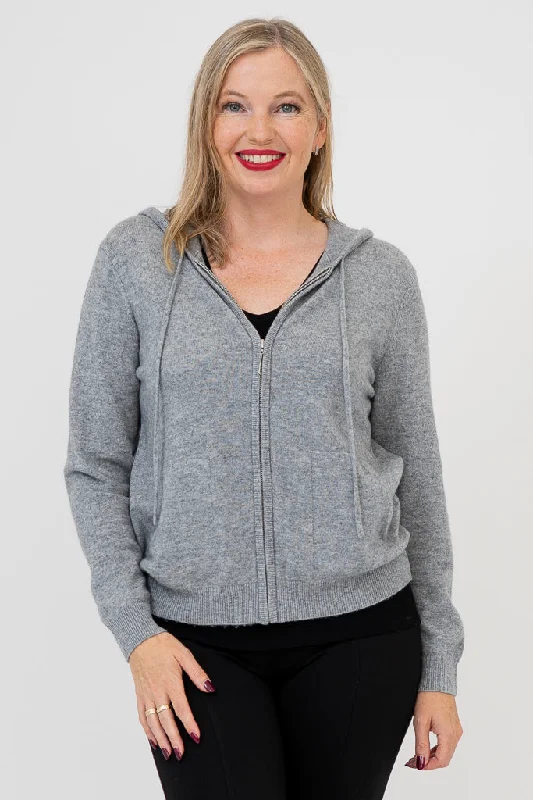 Glitter Knit TopsFinlay Sweater, Grey, Wool Chashmere