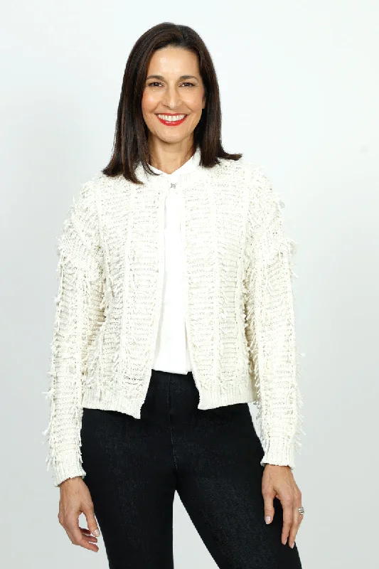 Summer Knit TopsLolo Luxe Fringe Cardigan