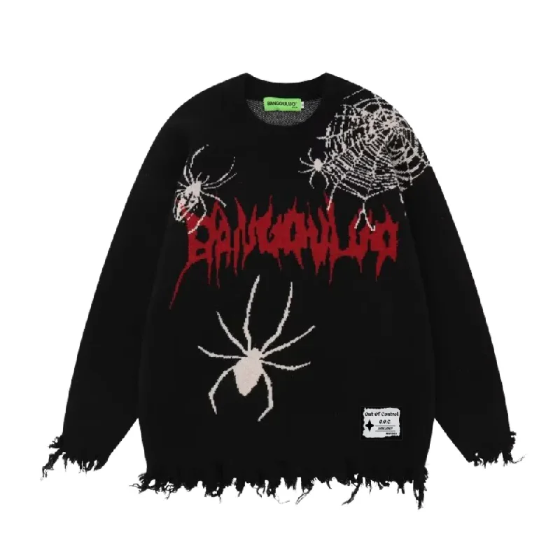 Fall Knit TopsOOC' High Street Spider Family  Sweater