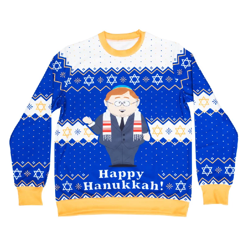 College Knit TopsSouth Park Cartman Happy Hanukkah Ugly Sweater