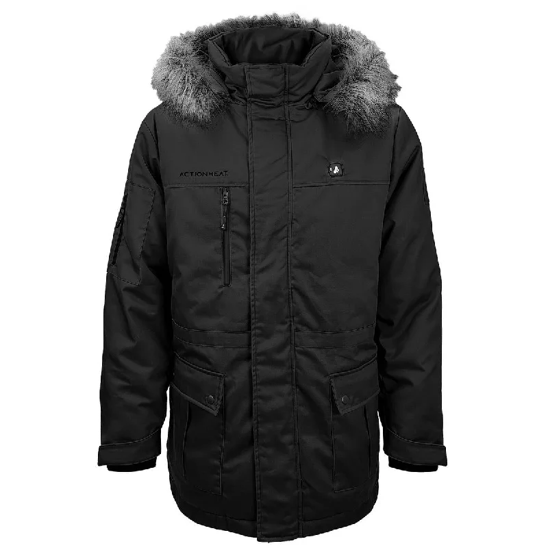 Cropped JacketsActionHeat 5V Men's Battery Heated Parka Jacket