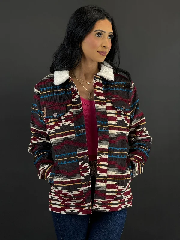 WindbreakersCinch Womens Multi Color Sherpa Button Up