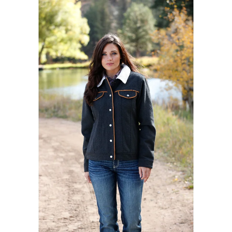 Motorcycle JacketsCinch Women's Navy Trucker Jacket