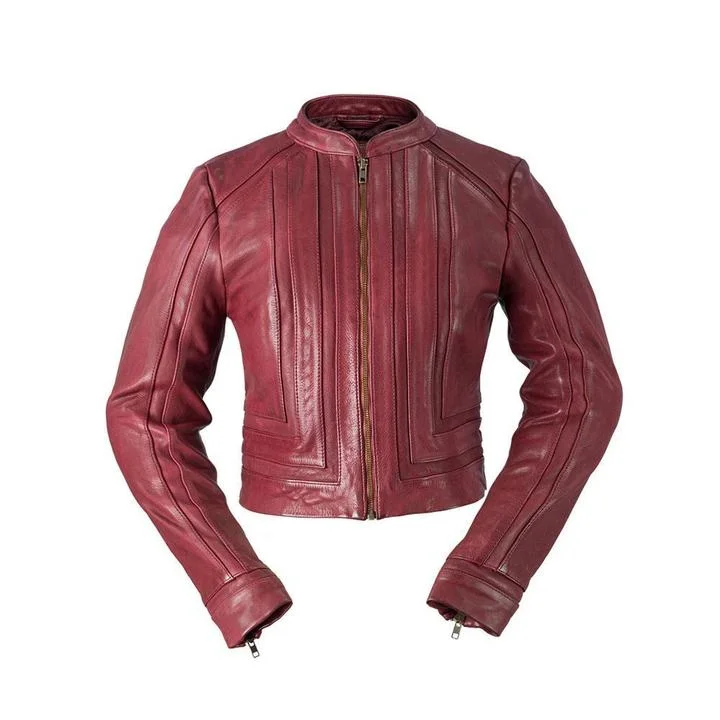 Linen JacketsPIXIE - WOMEN'S LEATHER JACKET