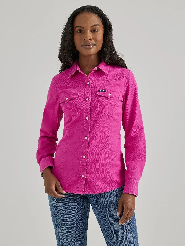 Running ShirtsWomen's Wrangler Punchy Snap Front Shirt #112356660