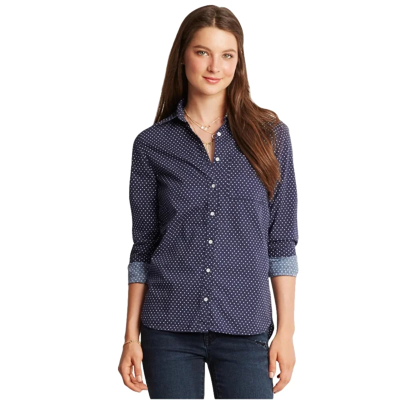 Pocket ShirtsAeropostale Womens Polka Dot Button Up Shirt