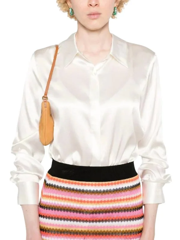 Fringed ShirtsLevy Shirt In White