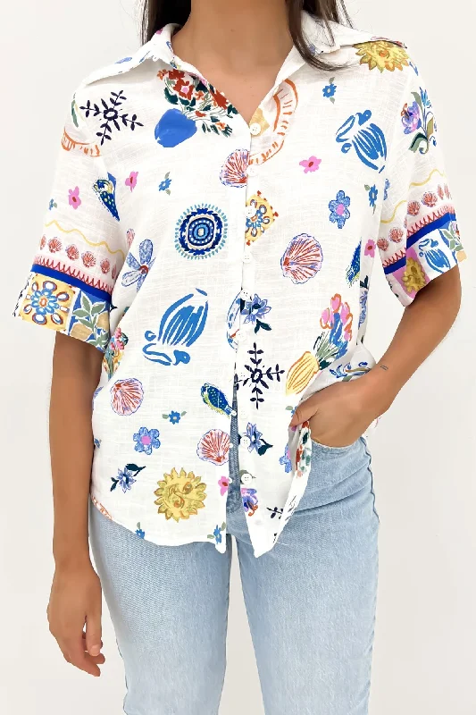 Floral ShirtsPortafino Shirt White