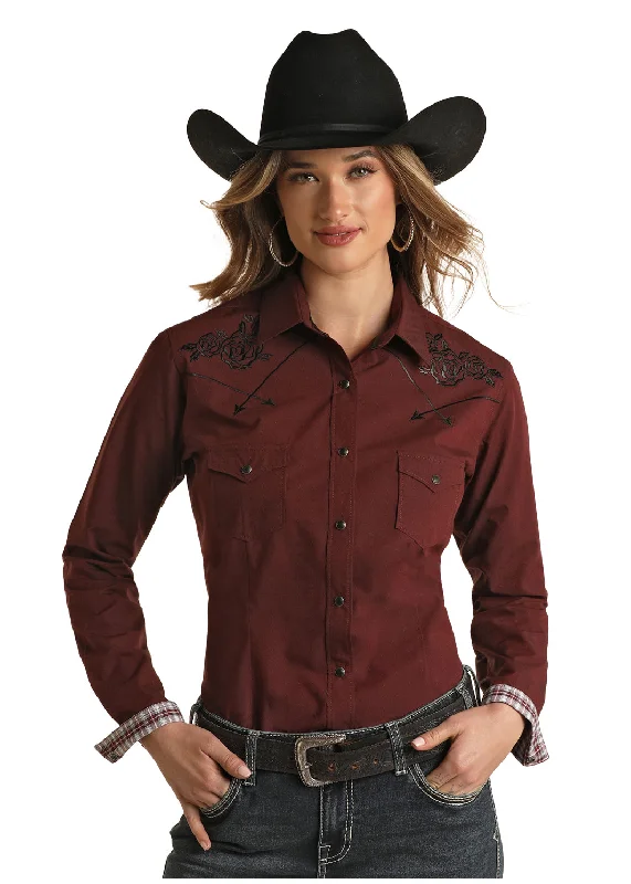 Work ShirtsWomen's Rough Stock Snap Front Shirt #RWN2S02204