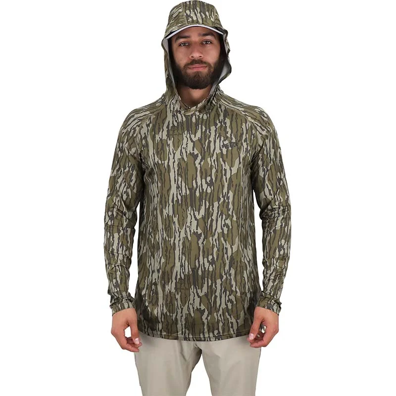 Yoga T-ShirtsMossy Oak® Performance Long Sleeve Hoodie T-Shirt