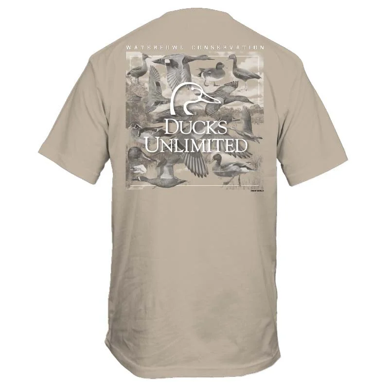 Tasseled T-ShirtsDucks Unlimited Duck Collage Short Sleeve T-Shirt