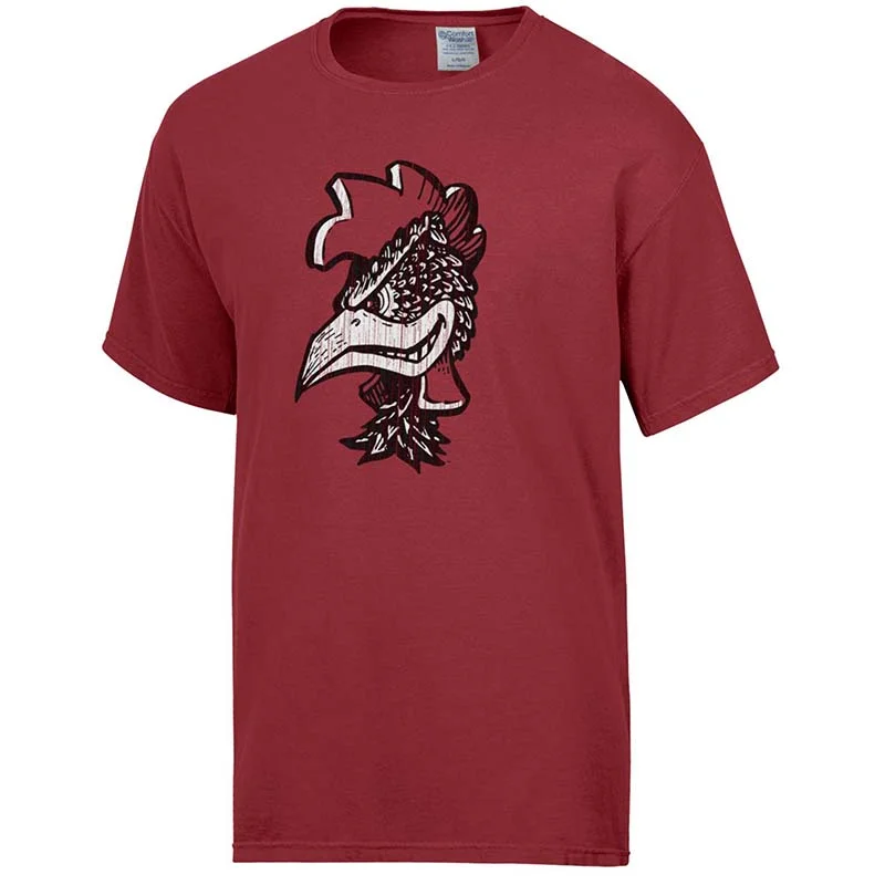 Running T-ShirtsUSC Throw Back Rooster Head Short Sleeve T-Shirt